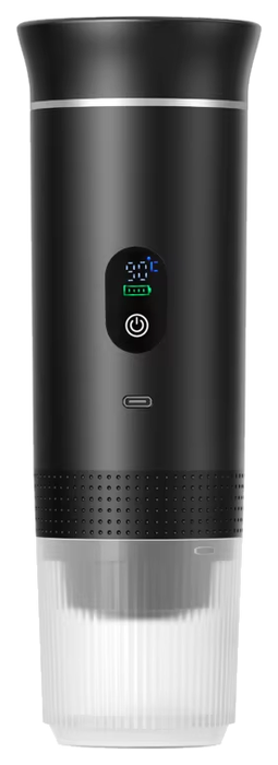 Moky Go — cafetera espresso portátil 3 en 1, color Negro